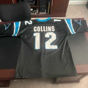 Vintage Carolina Panthers Kerry Collins 1995 Inaugural Season Apex One Jersey